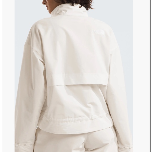 NEW The North Face Easy Wind Half Zip Pullover Jacket White Dune Size Large - Picture 2 of 12